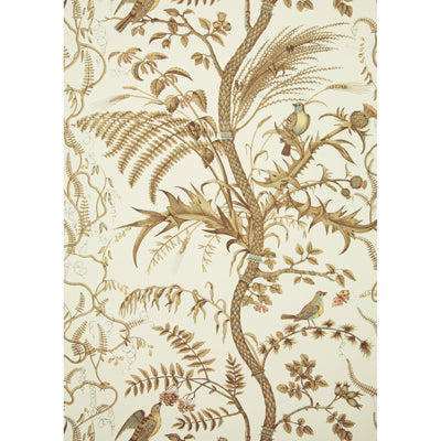 Brunschwig & Fils - Bird And Thistle Beige (BR-69518-068) Wallpaper