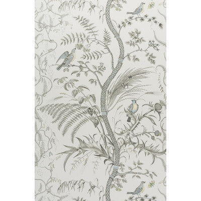 BRUNSCHWIG & FILS BIRD AND THISTLE PRINT---TOILE BUFF   - BR-69518.11.0