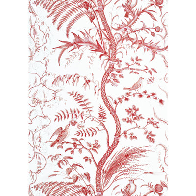 BRUNSCHWIG & FILS BIRD AND THISTLE PRINT---TOILE EARTH   - BR-69518.166.0