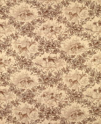 BRUNSCHWIG & FILS PRINT TOILE BROWN,,   - BR-70416.881.0