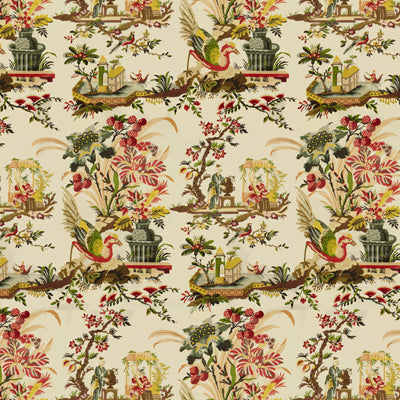 BRUNSCHWIG & FILS PRINT CHINOISERIE YELLOW,,   - BR-71162.331.0