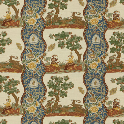 BRUNSCHWIG & FILS PRINT CHINOISERIE LIGHT BLUE,,   - BR-71557.222.0