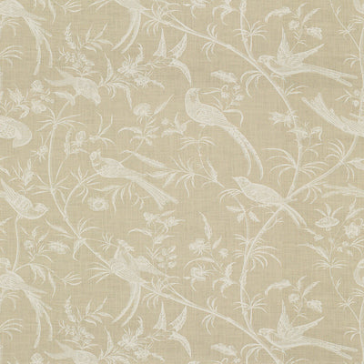 BRUNSCHWIG & FILS PRINT FLORA & FAUNA BEIGE,,   - BR-79272.000.0