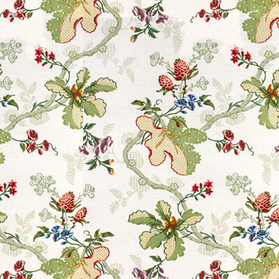 BRUNSCHWIG & FILS PRINT BOTANICAL & FLORAL WHITE,,   - BR-79355.000.0