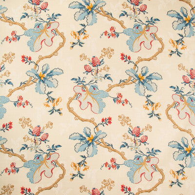 BRUNSCHWIG & FILS PRINT BOTANICAL & FLORAL MULTI,RED,BLUE   - BR-79355.195.0