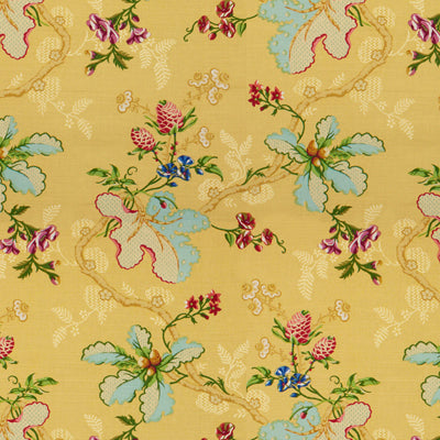 BRUNSCHWIG & FILS PRINT BOTANICAL & FLORAL LIGHT YELLOW,,   - BR-79355.309.0