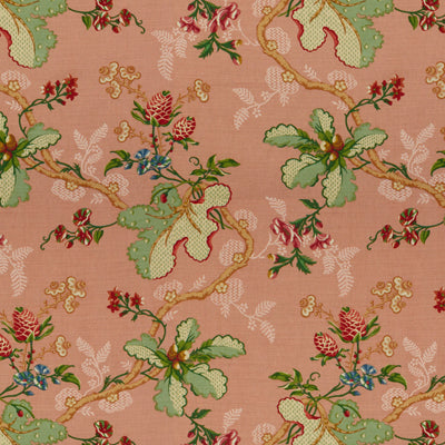 BRUNSCHWIG & FILS PRINT BOTANICAL & FLORAL ORANGE,,   - BR-79355.634.0