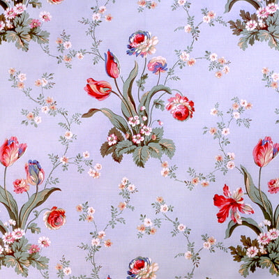 BRUNSCHWIG & FILS PRINT BOTANICAL & FLORAL LIGHT BLUE,,   - BR-79599.207.0