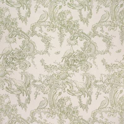 BRUNSCHWIG & FILS PRINT FLORA & FAUNA LIGHT GREEN,,   - BR-79642.406.0