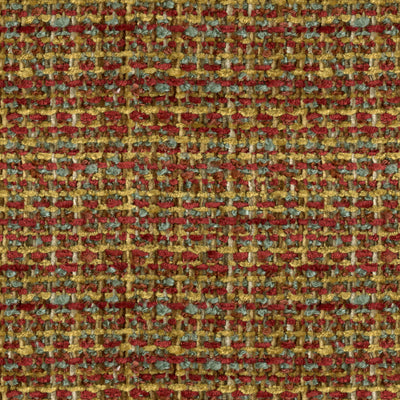 BRUNSCHWIG & FILS CHENILLE TEXTURE BURGUNDY/RED,YELLOW,   - BR-800041.M13.0