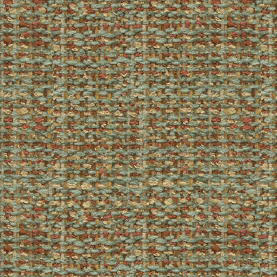 BRUNSCHWIG & FILS CHENILLE TEXTURE GREEN,ORANGE,   - BR-800041.M41.0