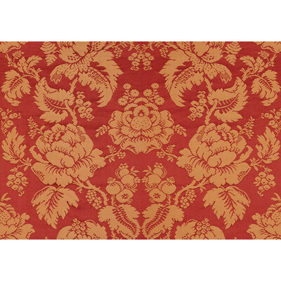 BRUNSCHWIG & FILS  DAMASK BURGUNDY/RED,BEIGE,   - BR-81035.O.0