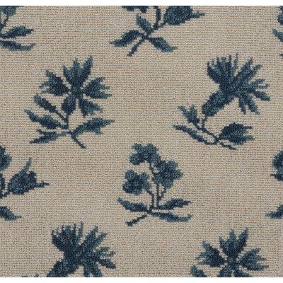 BRUNSCHWIG & FILS WOOL BOTANICAL & FLORAL LIGHT BLUE,,   - BR-82224.222.0