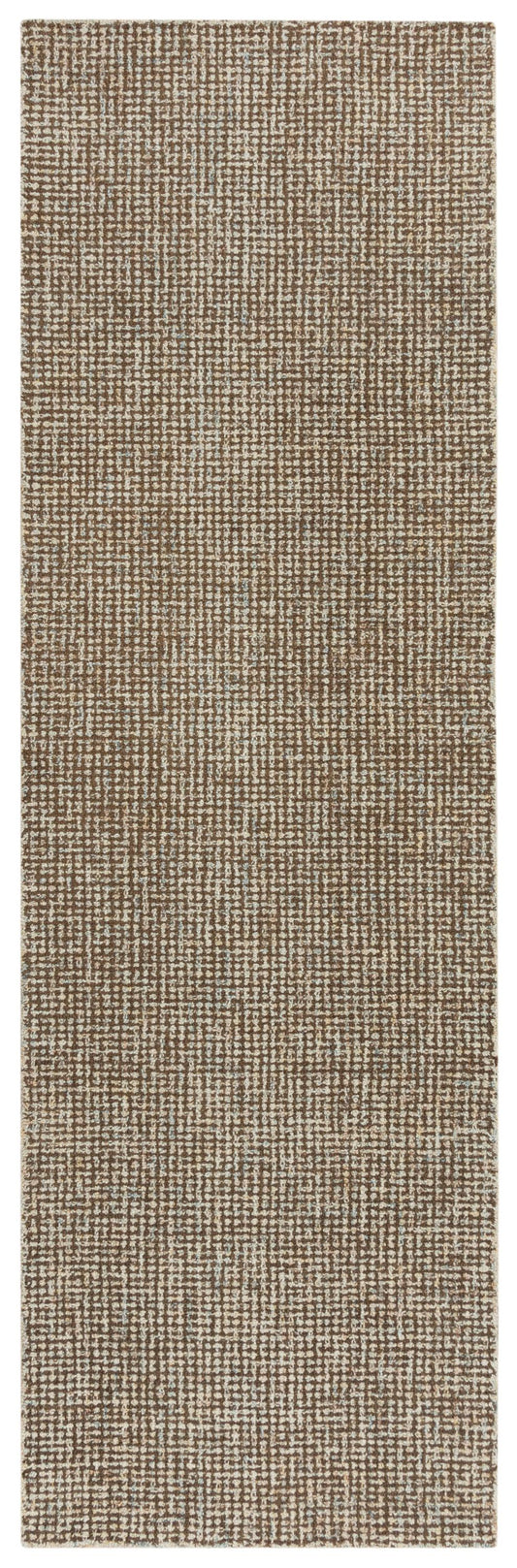 Rug runner with a brindle pattern, casual style, 2' x 10'.