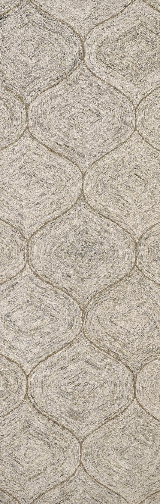 Casual 2' x 8' runner rug.