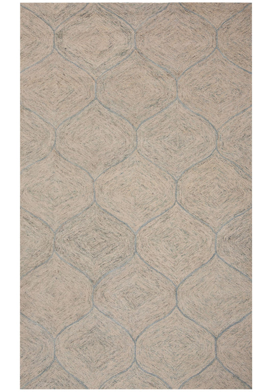 Casual brindle-pattern rug, 9' x 12'.