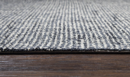 Casual area rug with brindle pattern, 9' x 12'.