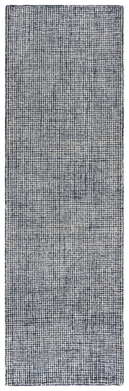 2' x 8' runner rug with a neutral brindle pattern.