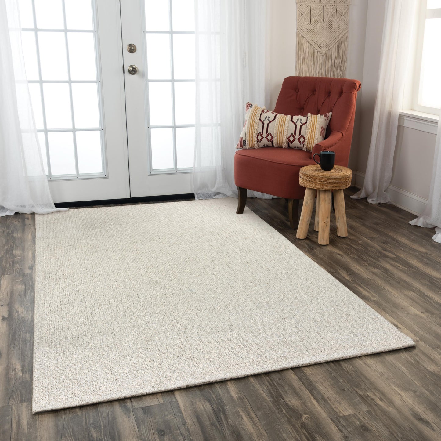 8' x 10' rug.