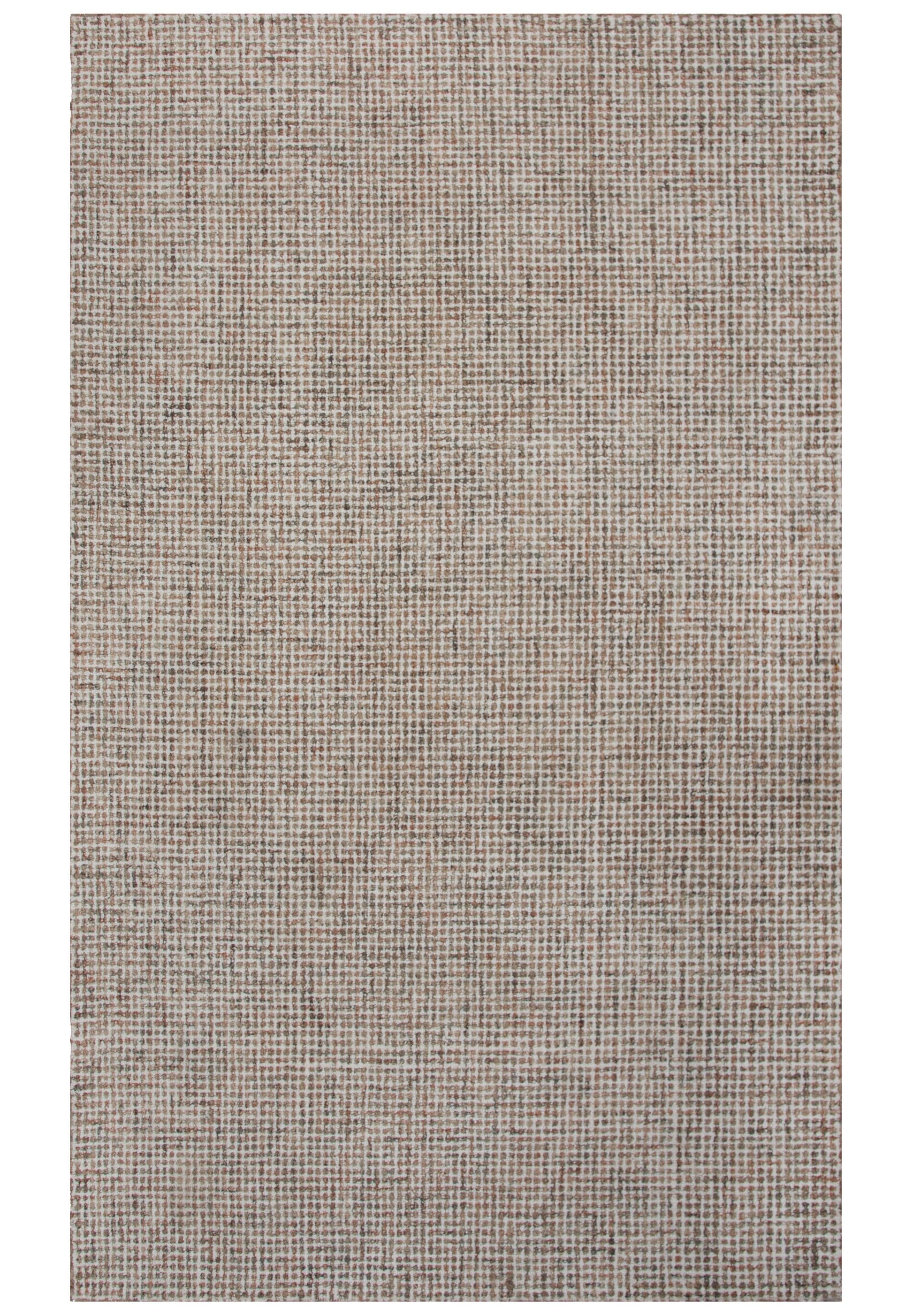 Casual rug with brindle pattern, 5' x 8'.