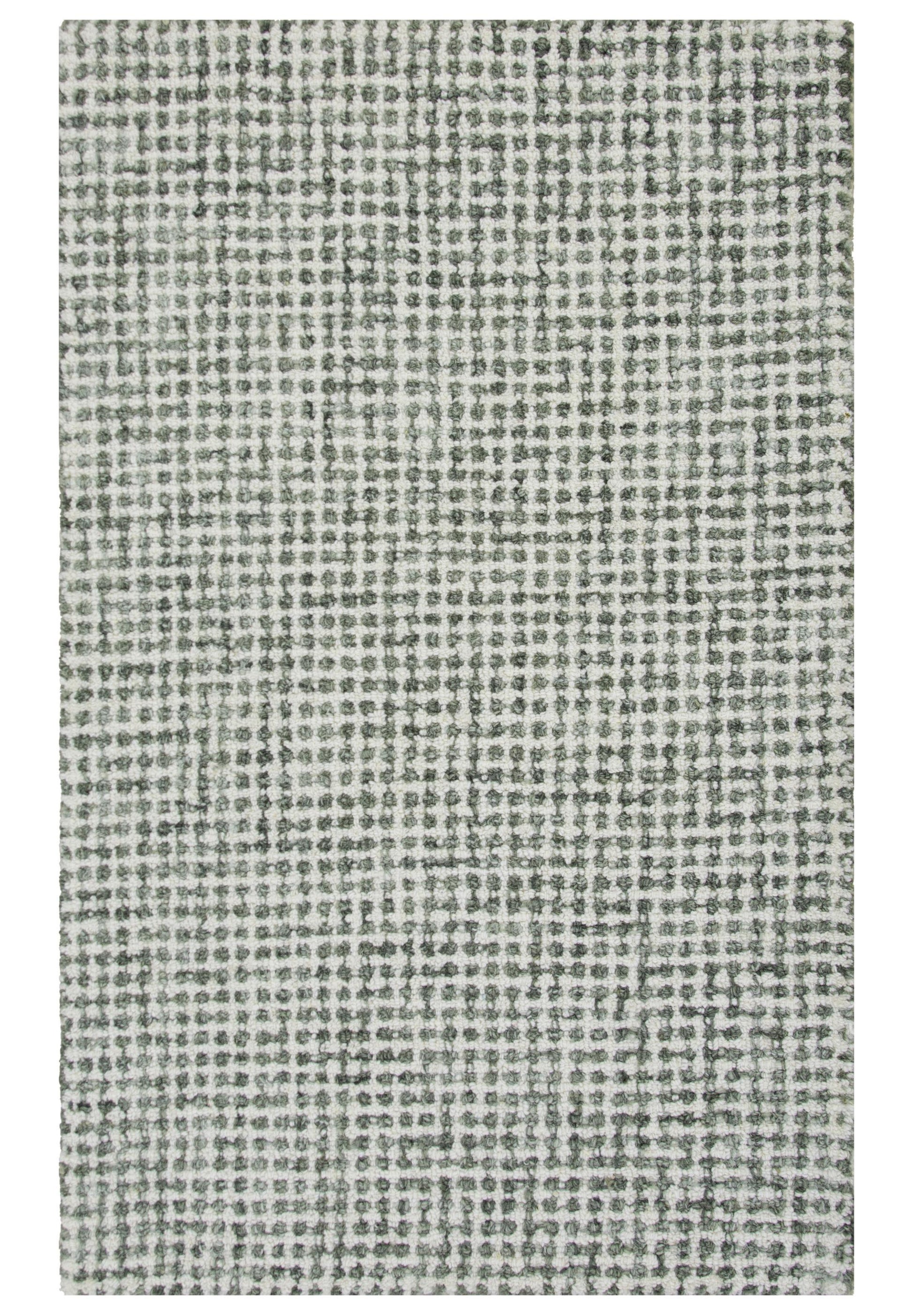 Casual rug with brindle pattern, 8' x 10'.