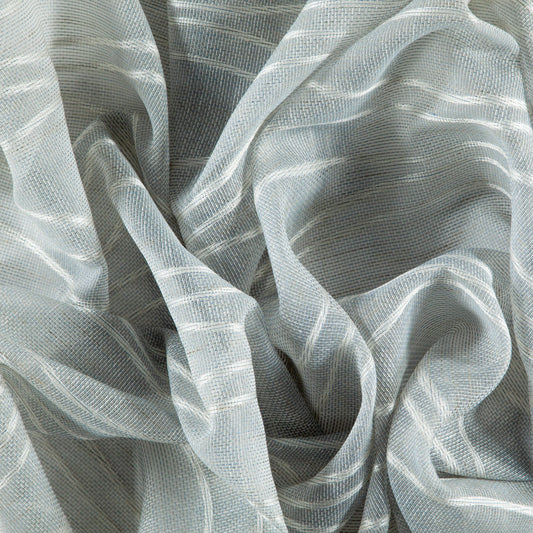 JF Fabrics  BREATHE 60 Fabric Strie,Stripe,Transitional,Contemporary,Modern Blue  Casement,Wide Width,Reversible - 8436260 J8831