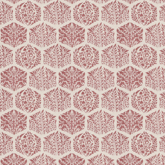 STOUT TEXTILES  MULTIPURPOSE,PRINT TRANSITIONAL,, FLORAL ROSEWOOD   - BREM-1