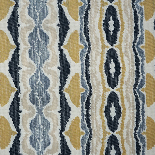 JF Fabrics BRENNAN 66 Fabric Transitional,Contemporary Blue,Creme,Beige,Offwhite,Yellow,Gold  Texture - 5424866 J6521