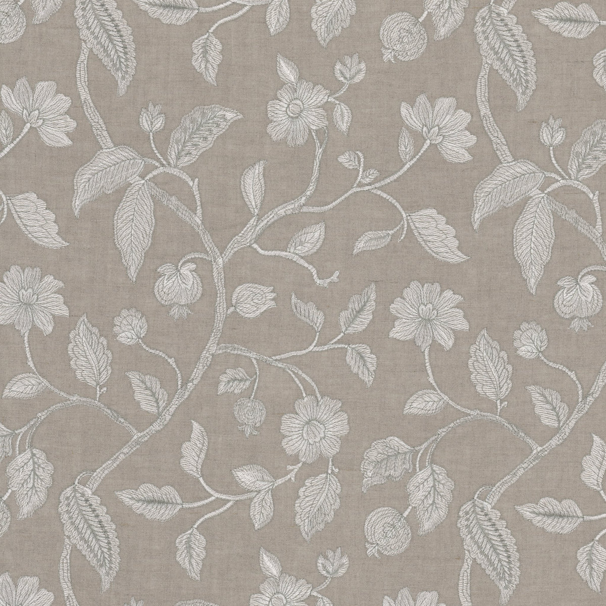 STOUT TEXTILES  DRAPERY,EMBROIDERIES TRADITIONAL, FLORAL BURLAP,FLAX,JUTE,LINEN   - BRIM-1