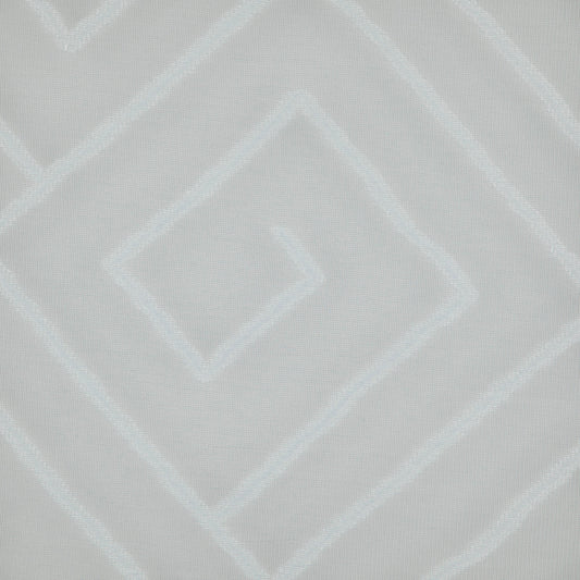 JF Fabrics BRISBANE 61 Fabric Traditional,Transitional,Contemporary,Geometric Blue,Grey/Silver  Wide Width,Jacquard,Sheer,Texture - 6470361 J8081