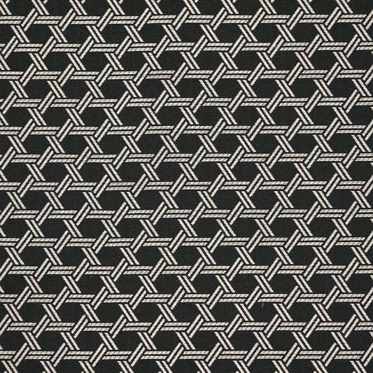 JF Fabrics Crypton Home BROOKLYN 99 Fabric Traditional,Transitional,Contemporary,Geometric Black  Jacquard - 5729199 J6821