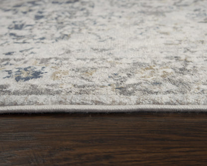 Traditional rug, 4' x 6', shown on the floor.