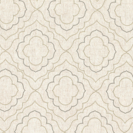 STOUT TEXTILES  DRAPERY,EMBROIDERIES TRANSITIONAL,, MEDALLION COIN   - BRUB-1