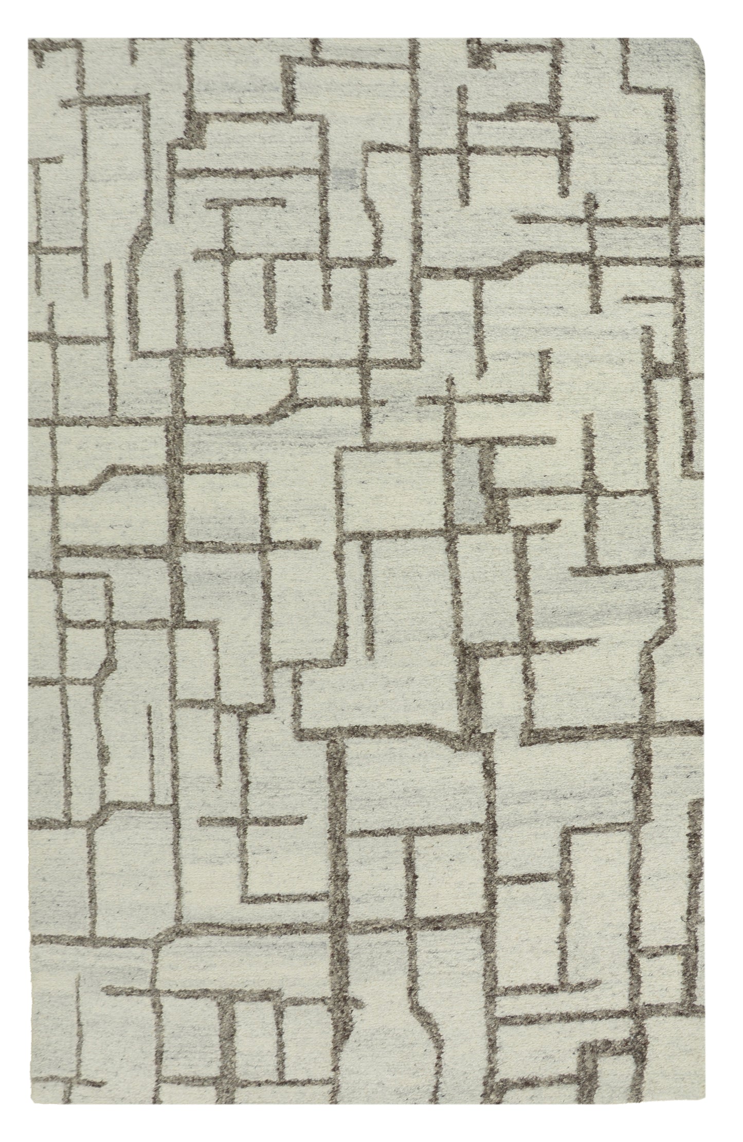 Transitional rug, 5' x 8'.