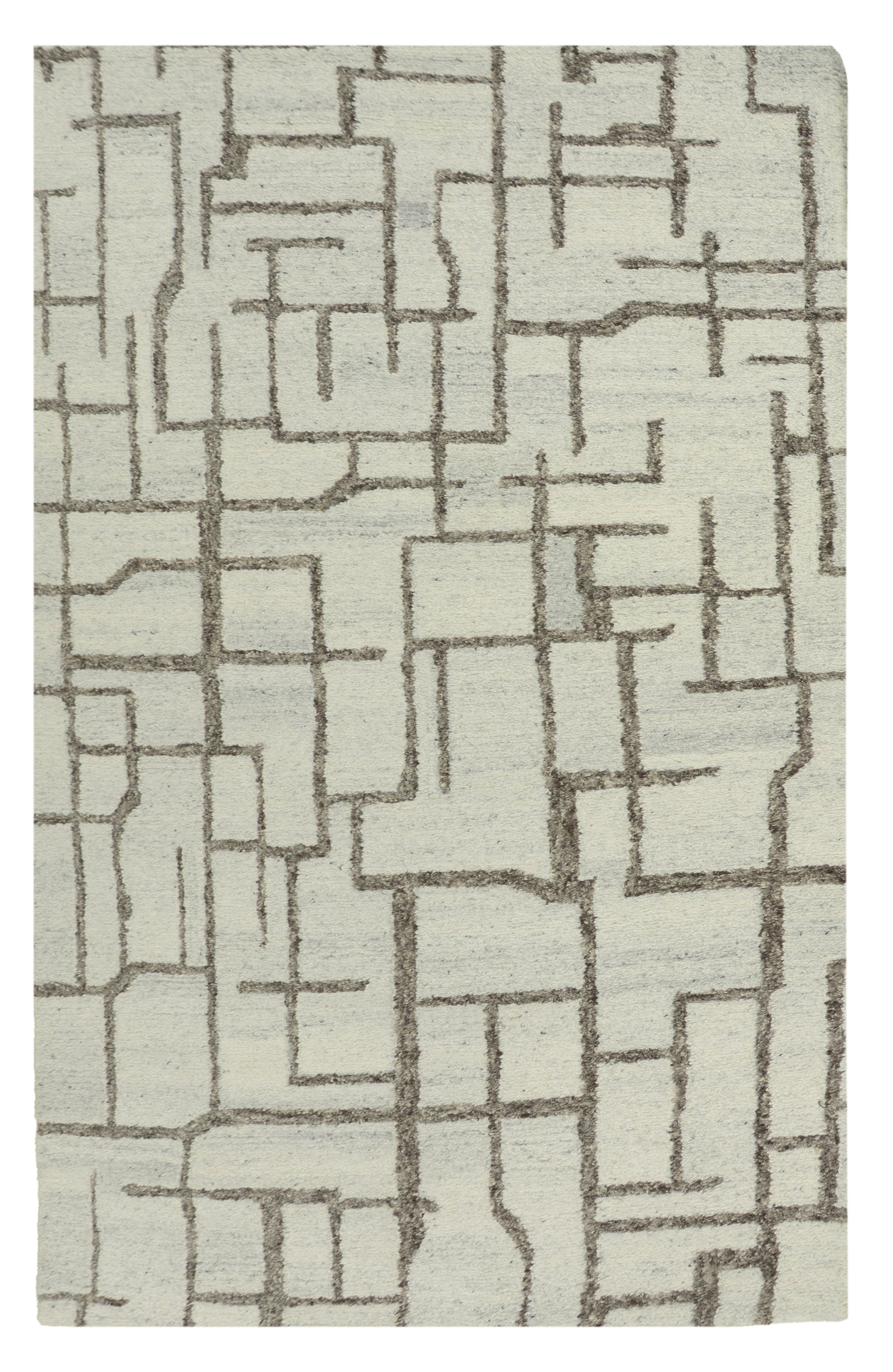 Transitional rug, 9' x 12'.