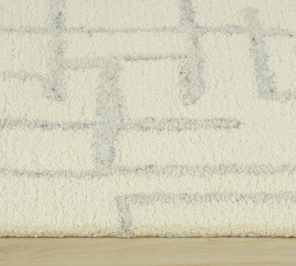 Transitional rug, 9' x 12'.