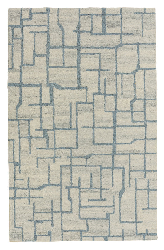 Transitional rug, 8' x 10'.