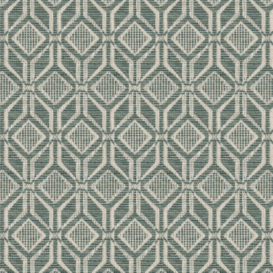 STOUT TEXTILES  MULTIPURPOSE,WOVENS TRANSITIONAL,, GEOMETRIC MARINE   - BUCC-1