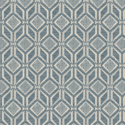 STOUT TEXTILES  MULTIPURPOSE,WOVENS TRANSITIONAL,, GEOMETRIC CHAMBRAY   - BUCC-3