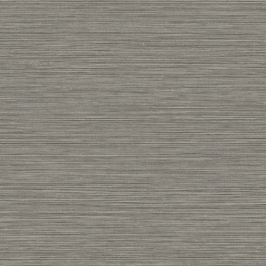 Seabrook Designs Texture Gallery Grasslands Faux Grasscloth Contemporary Grey Matte Sidewall - BV30100