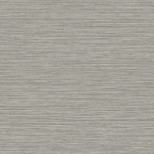 Seabrook Designs Texture Gallery Grasslands Faux Grasscloth Contemporary Grey Matte Sidewall - BV30118