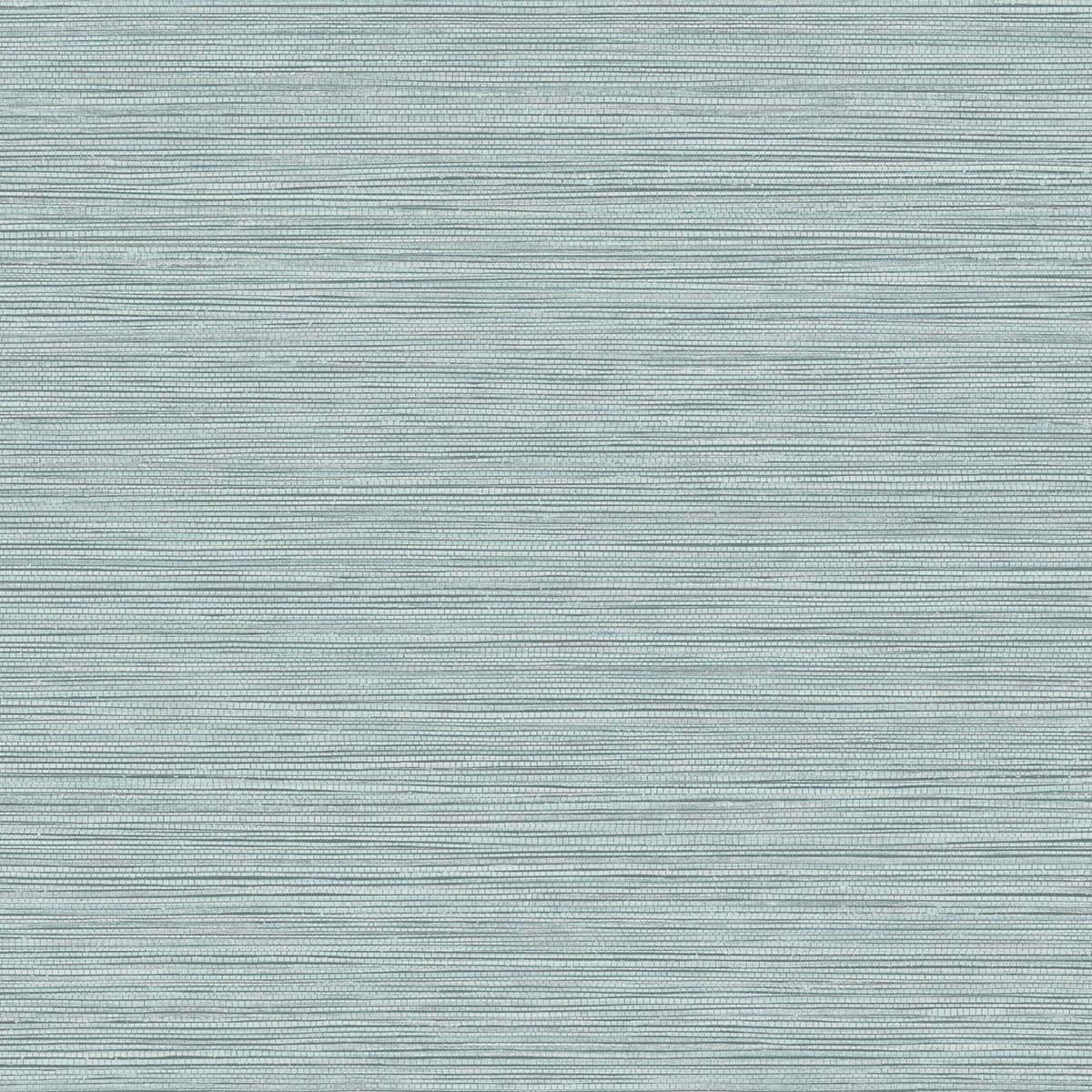 Seabrook Designs Texture Gallery Grasslands Faux Grasscloth Contemporary Blue Matte Sidewall - BV30124