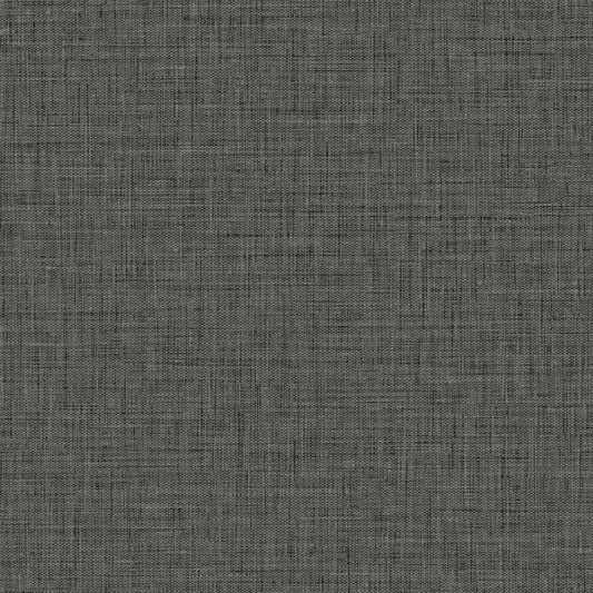 Seabrook Designs Texture Gallery Easy Linen Linen Contemporary Grey Matte Sidewall - BV30200