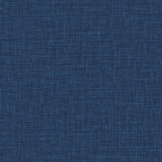 Seabrook Designs Texture Gallery Easy Linen Linen Contemporary Blue Matte Sidewall - BV30202