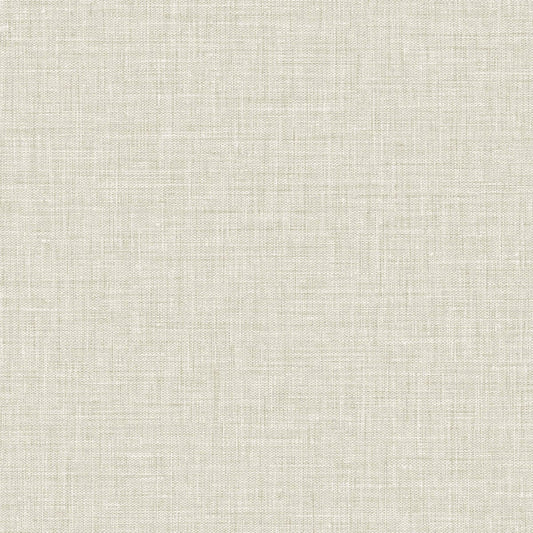 Seabrook Designs Texture Gallery Easy Linen Linen Contemporary Off-White Matte Sidewall - BV30205