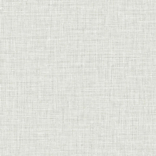 Seabrook Designs Texture Gallery Easy Linen Linen Contemporary Grey Matte Sidewall - BV30208