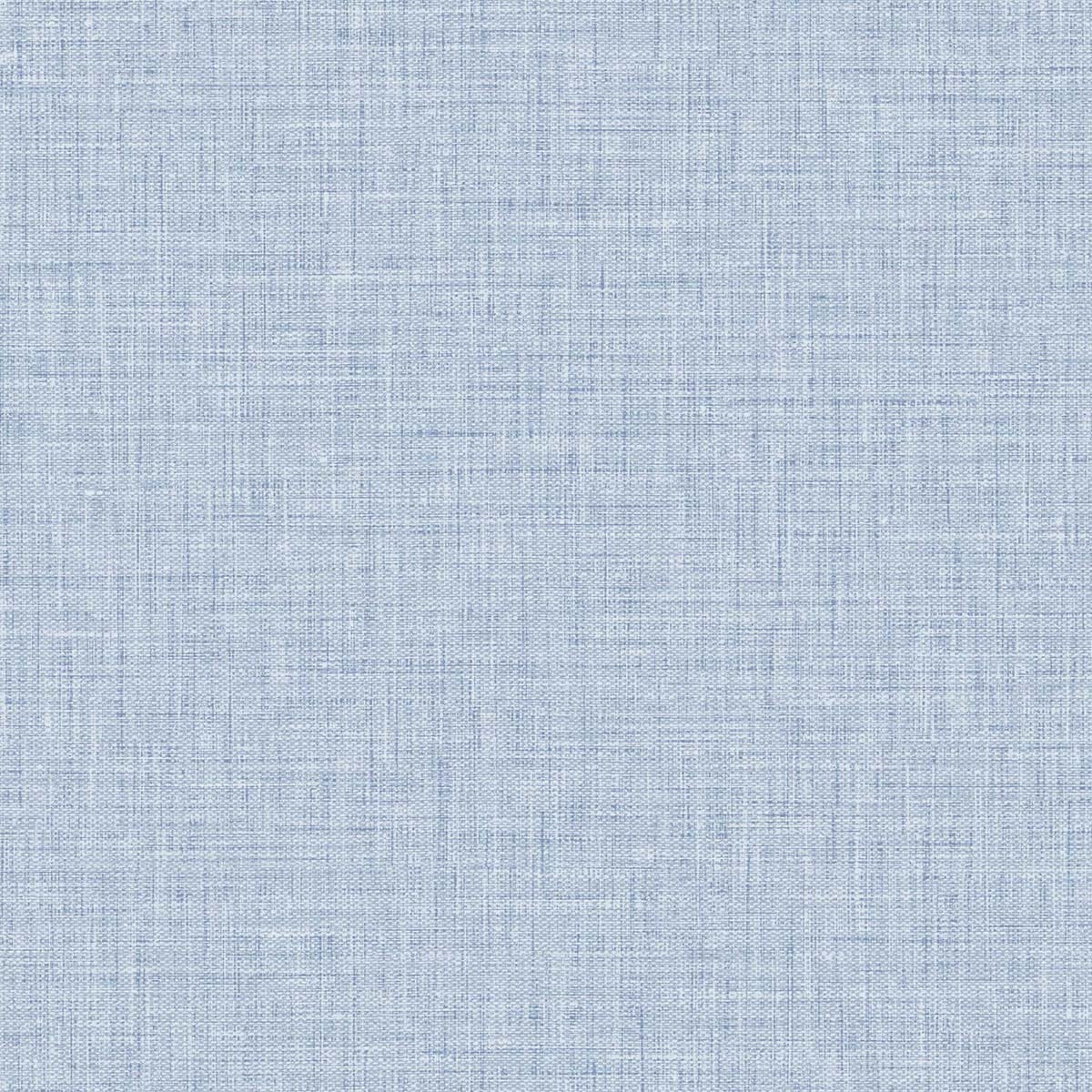 Seabrook Designs Texture Gallery Easy Linen Linen Contemporary Blue Matte Sidewall - BV30212