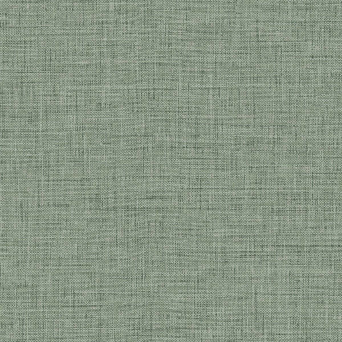 Seabrook Designs Texture Gallery Easy Linen Linen Contemporary Green Matte Sidewall - BV30214