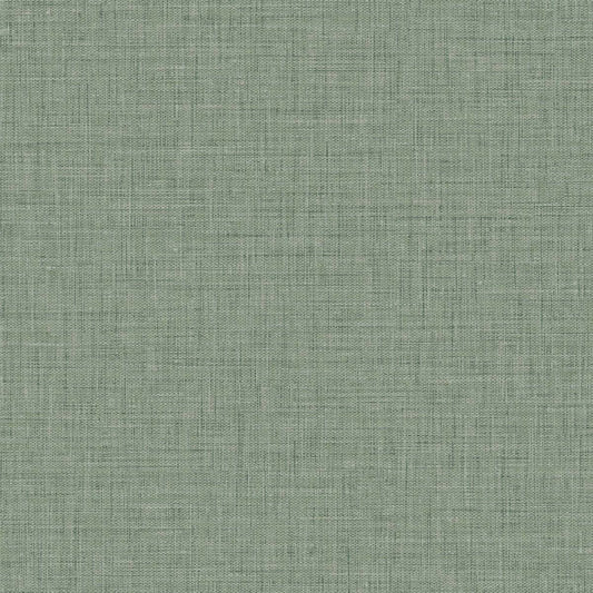 Seabrook Designs Texture Gallery Easy Linen Linen Contemporary Green Matte Sidewall - BV30214