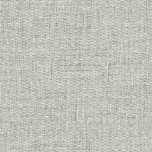 Seabrook Designs Texture Gallery Easy Linen Linen Contemporary Grey Matte Sidewall - BV30218